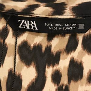 Zara Leopard-print dress. Large.